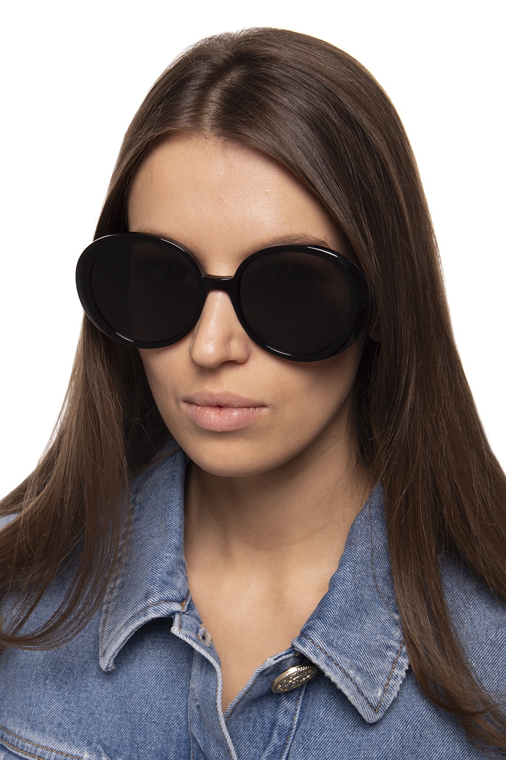 Emmanuelle Khanh Logo sunglasses